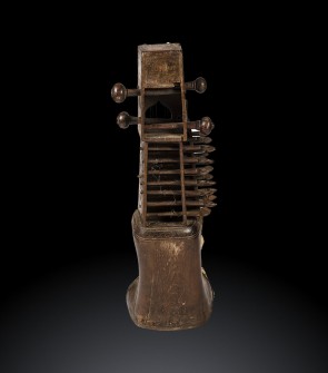 Sarangi, antico strumento musicale indiano ad arco XIX Sec